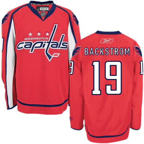 Youth Nicklas Backstrom Red Washington Capitals Home Premier Jersey
